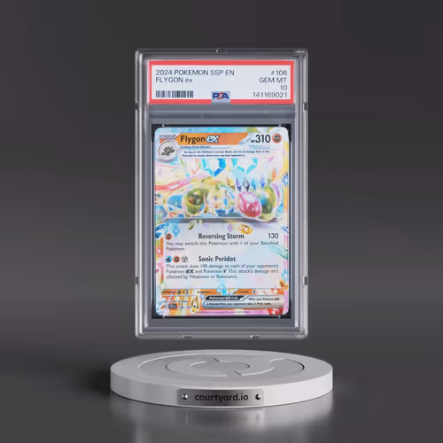 2024 Pokémon Ssp EN-Surging Sparks #106 Flygon EX - Holo (PSA 10 GEM MINT)