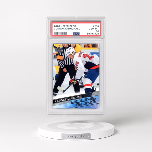 2020 Upper Deck #234 Connor McMichael (PSA 10 GEM MINT)