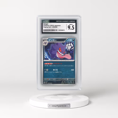 2023 Raging Surf #035/062 Gengar (CGC 9.5 MINT+)