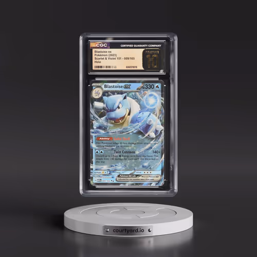 2023 Scarlet & Violet 151 - MEW EN #009/165 Blastoise ex - Holo (CGC 10 PRISTINE)