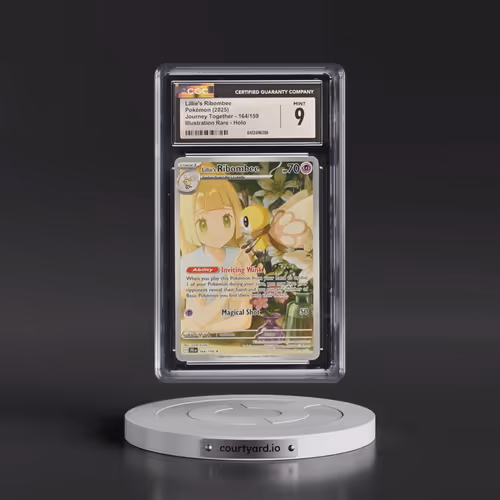 2025 Journey Together - JTG EN #164/159 Lillie's Ribombee - Illustration Rare Holo (CGC 9 MINT)
