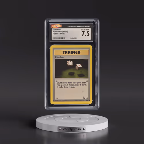 1999 Fossil #60/62 Gambler (CGC 7.5 NM+)