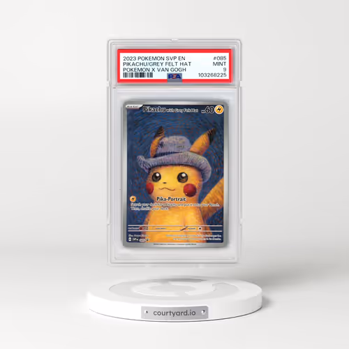 2023 Pokémon Svp EN-SV Black Star Promo #085 Pikachu With Grey Felt Hat - Pokemon X Van Gogh (PSA 9 MINT)