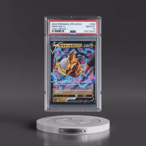 2022 Pokémon Sword & Shield Lost Abyss #080 Giratina V - Holo (PSA 10 GEM MINT)