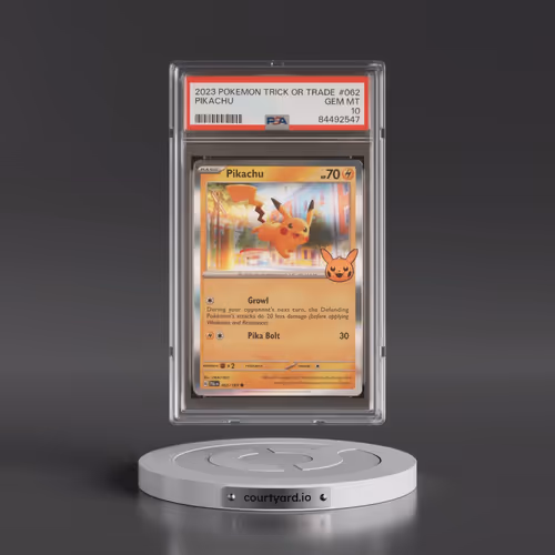 2023 Pokémon Trick or Trade #062 Pikachu (PSA 10 GEM MINT)