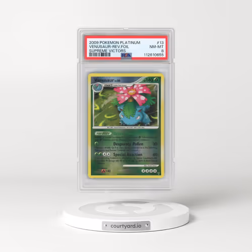 2009 Pokémon Platinum Supreme Victors #13 Venusaur - Reverse Foil (PSA 8 NM-MT)