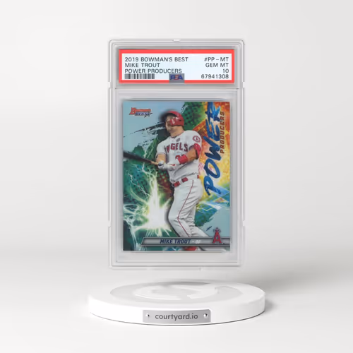 2019 Bowman's Best Power Producers #PP-MT Mike Trout (PSA 10 GEM MINT)