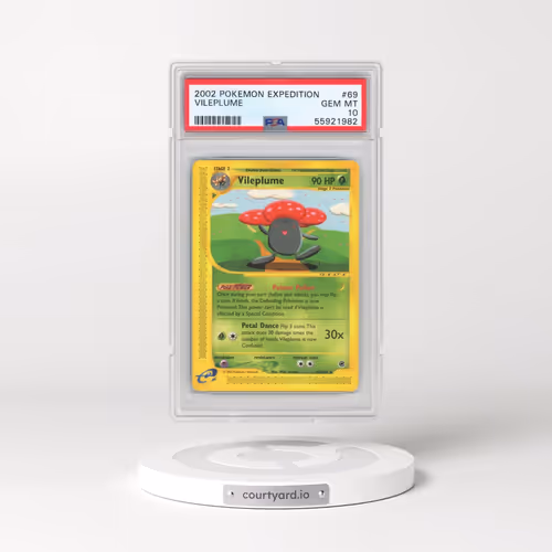 2002 Pokémon Expedition #69 Vileplume (PSA 10 GEM MINT)