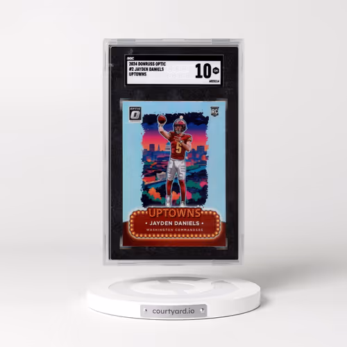 2024 Panini Donruss Optic Uptowns #2 Jayden Daniels (SGC 10 GEM MINT)