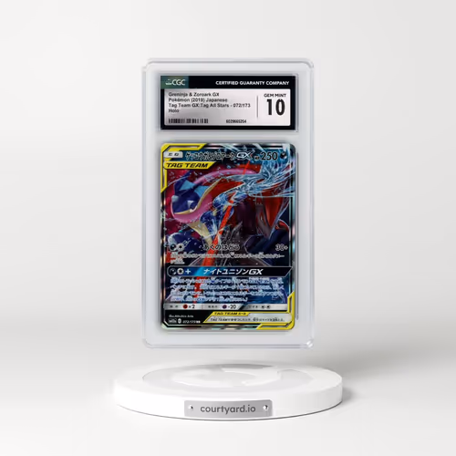 2019 Tag Team GX: Tag All Stars #072/173 Greninja & Zoroark GX - Holo (CGC 10 GEM MINT)