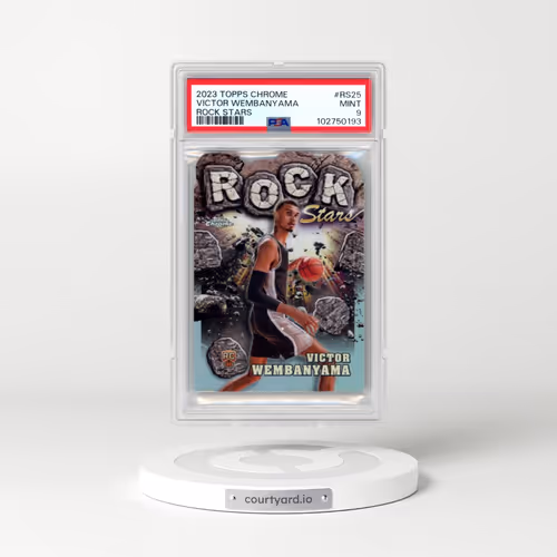 2023 Topps Chrome Rock Stars #RS25 Victor Wembanyama (PSA 9 MINT)