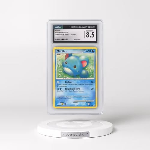 2007 Diamond & Pearl #88/130 Marill (CGC 8.5 NM-MT+)