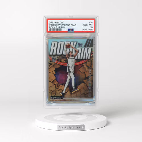 2023 Panini Recon Rock the Rim #18 Victor Wembanyama (PSA 10 GEM MINT)