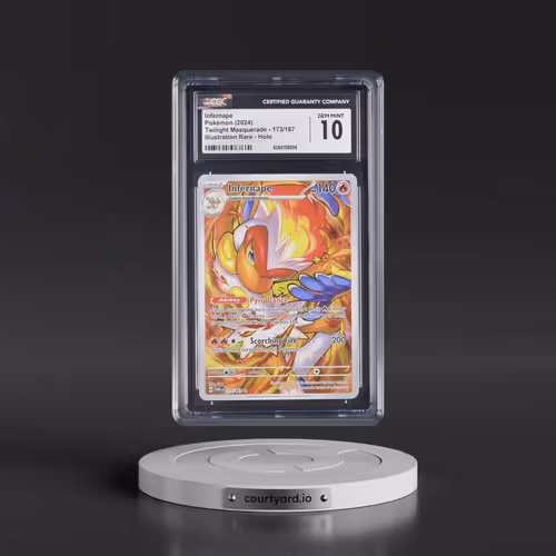 2024 Pokémon Twm EN-Twilight Masquerade #173 Infernape - Illustration Rare (CGC 10 GEM MINT)
