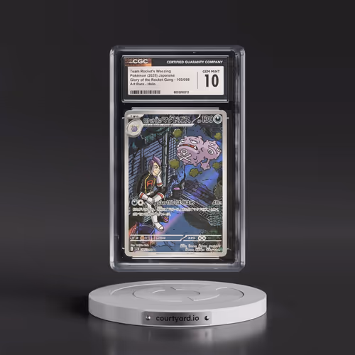 2025 Glory of the Rocket Gang - sv10 #105/098 Team Rocket's Weezing - Art Rare Holo (CGC 10 GEM MINT