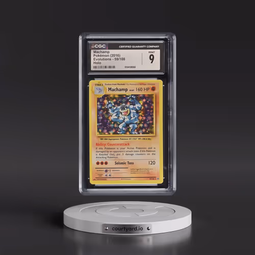 2016 Evolutions #59/108 Machamp - Holo (CGC 9 MINT)