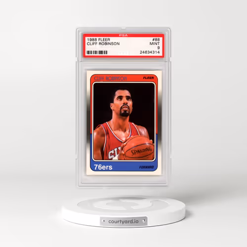1988 Fleer #88 Cliff Robinson (PSA 9 MINT)