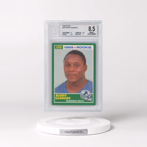1989 Score #257 Barry Sanders (BGS 8.5 NM-MT+)