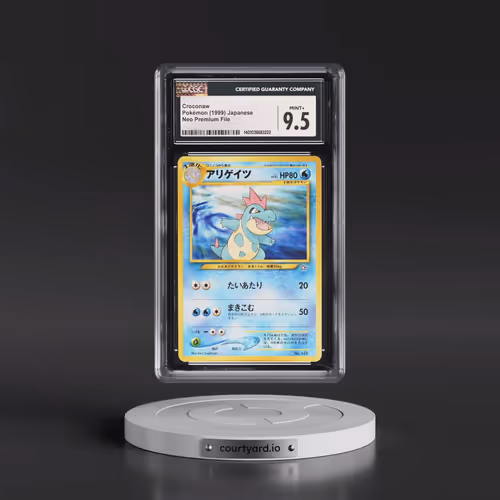 1999 Neo Premium File Croconaw - No Rarity (CGC 9.5 MINT+)