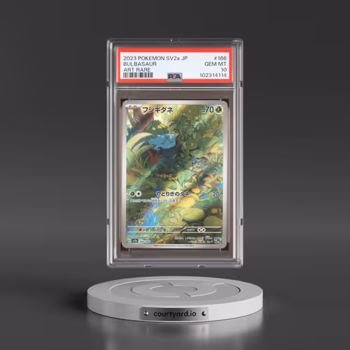 2023 Pokémon Sv2a-Pokemon 151 #166 Bulbasaur - Art Rare (PSA 10 GEM MINT)