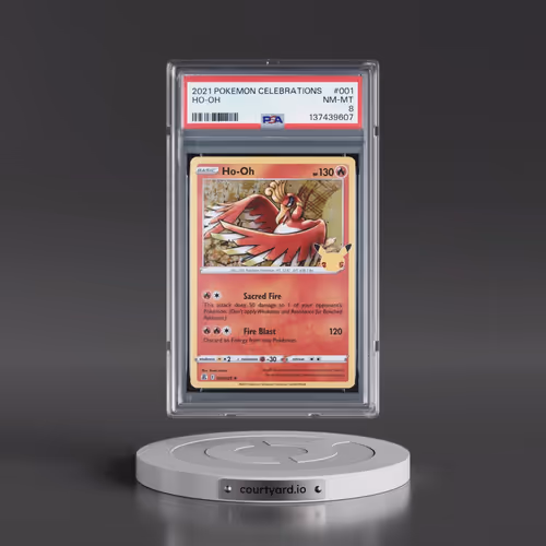 2021 Pokémon Celebrations #001 HO-Oh (PSA 8 NM-MT)