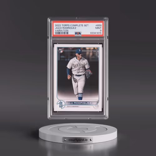 2022 Topps Complete Set #659 Julio Rodriguez - Variation (PSA 9 MINT)