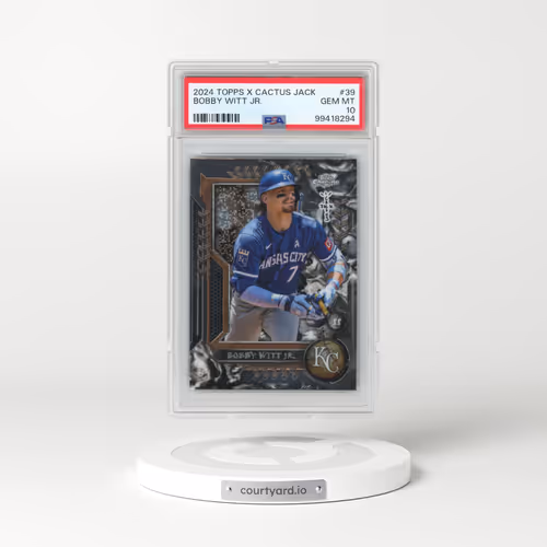 2024 Topps Cosmic Chrome X Cactus Jack #39 Bobby Witt Jr. (PSA 10 GEM MINT)