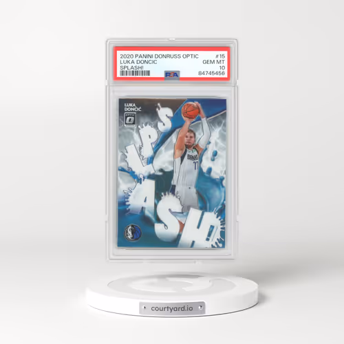 2020 Panini Donruss Optic Splash! #15 Luka Doncic (PSA 10 GEM MINT)