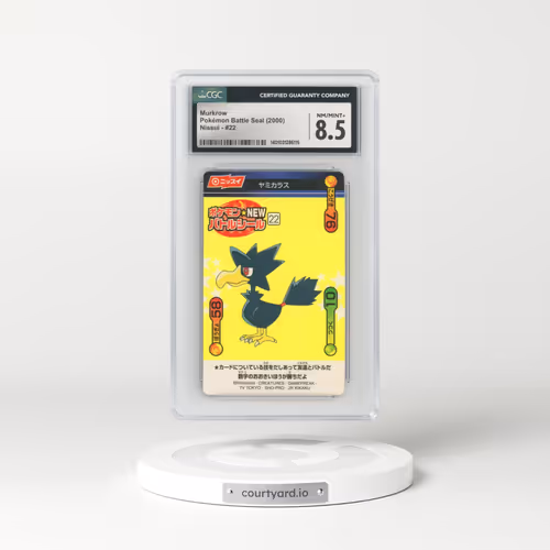2000 Pokémon Battle Seal (White stars in background) - Japanese #22 Murkrow (CGC 8.5 NM-MT+)
