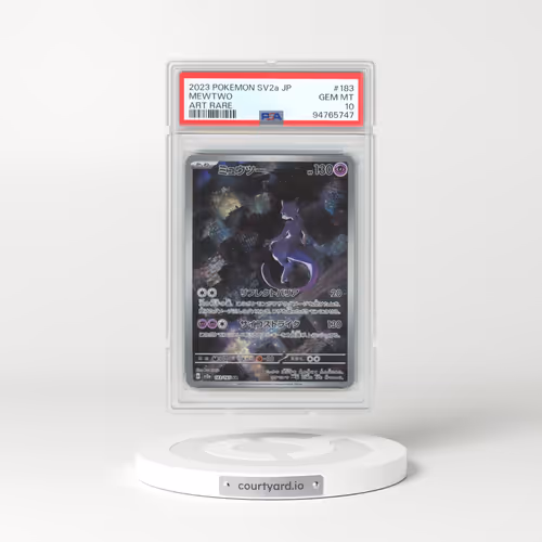 2023 Pokémon Sv2a-Pokemon 151 #183 Mewtwo - Art Rare (PSA 10 GEM MINT)