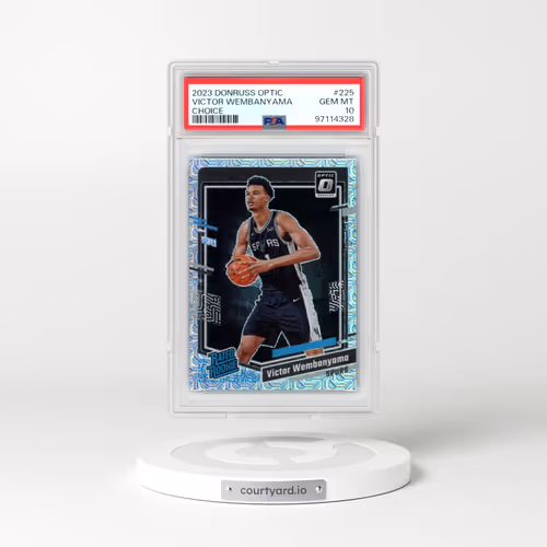 2023 Panini Donruss Optic #225 Victor Wembanyama - Choice (PSA 10 GEM MINT)