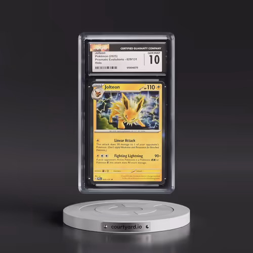 2025 Prismatic Evolutions - PRE EN #029/131 Jolteon - Holo (CGC 10 GEM MINT)