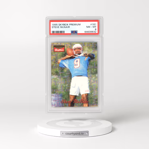 1995 Skybox Premium #161 Steve McNair (PSA 8 NM-MT)