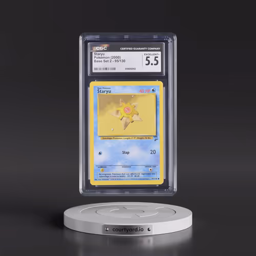 2000 Base Set 2 #95/130 Staryu (CGC 5.5 EX+)