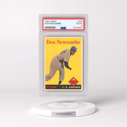 1958 Topps #340 Don Newcombe (PSA 4 VG-EX)