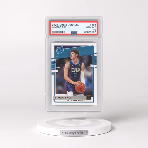 2020 Panini Donruss #202 LaMelo Ball (PSA 10 GEM MINT)
