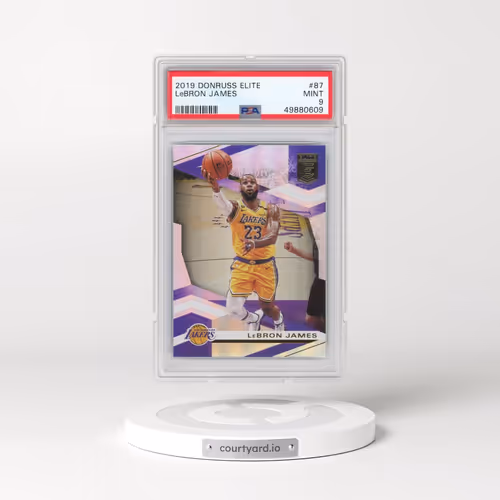 2019 Panini Donruss Elite #87 LeBron James (PSA 9 MINT)