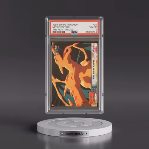 1999 Topps Pokémon the Movie Edt #35 Movie Edition - The Fight Rages (PSA 4 VG-EX)