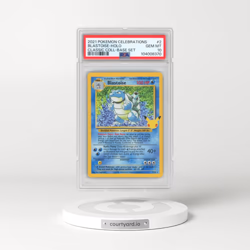 2021 Pokémon Celebrations Classic Collection #2 Blastoise - Holo (PSA 10 GEM MINT)