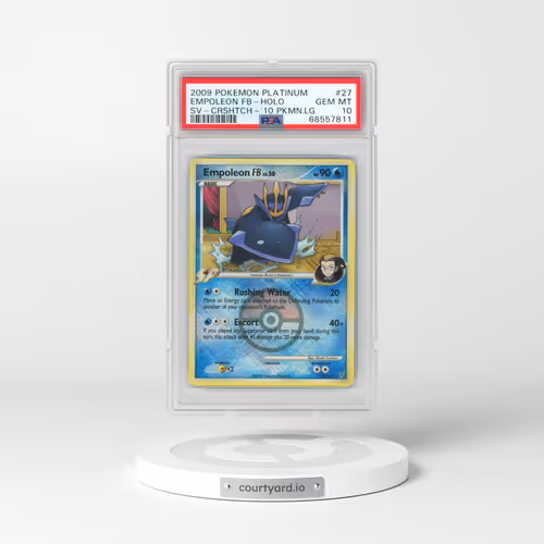 2009 Pokémon Platinum Supreme Victors #27 Empoleon FB - Holo Crosshatch-2010 Pokemon League (PSA 10 GEM MINT)