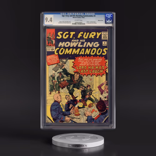 Sgt. Fury and His Howling Commandos #4 CGC 9.4 Off-white Pages (Marvel Comics, 11/63) - Western Penn