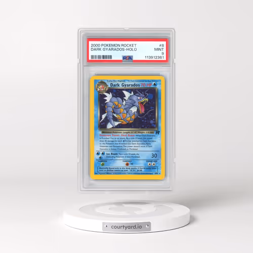 2000 Pokémon Rocket #8 Dark Gyarados - Holo (PSA 9 MINT)