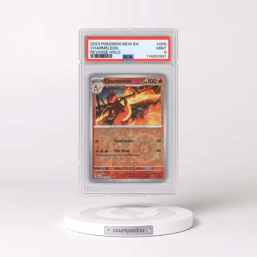 2023 Pokémon Mew EN-151 #005 Charmeleon - Reverse Holo (PSA 9 MINT)
