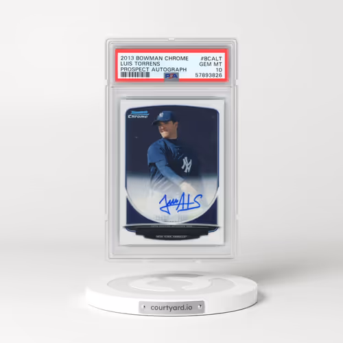 2013 Bowman Chrome Prospect Autograph #BCALT Luis Torrens (PSA 10 GEM MINT)