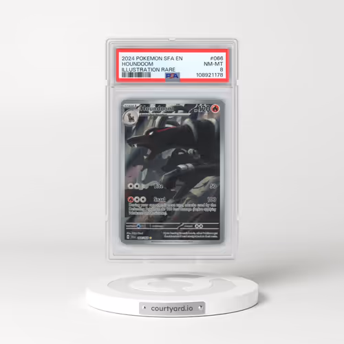 2024 Pokémon Sfa EN-Shrouded Fable #066 Houndoom - Illustration Rare (PSA 8 NM-MT)