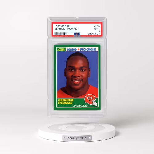 1989 Score #258 Derrick Thomas (PSA 9 MINT)