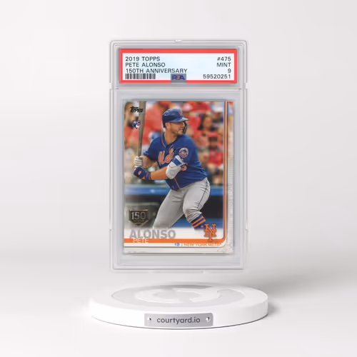 2019 Topps #475 Pete Alonso - 150th Anniversary (PSA 9 MINT)