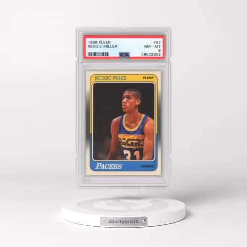 1988 Fleer #57 Reggie Miller (PSA 8 NM-MT)