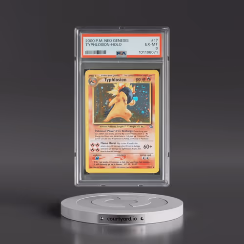 2000 Pokémon Neo Genesis #17 Typhlosion - Holo (PSA 6 EX-MT)