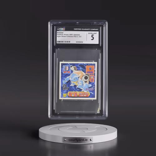 1997 Hyper Sticker Collection Part 2 (1997) #212 Blastoise (CGC 5 EX)